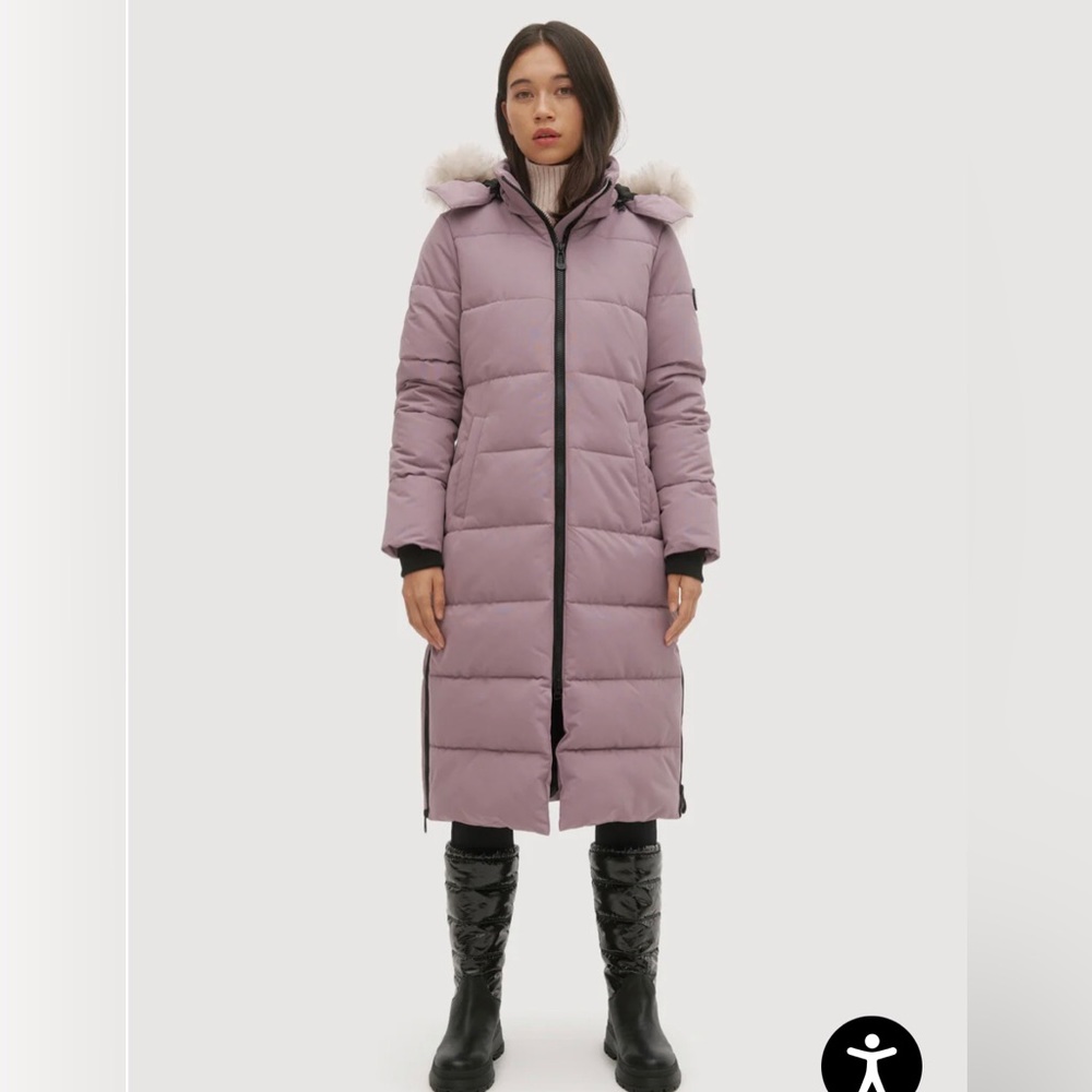 Noize Full Length Maxi Parka - XS Wisteria